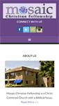 Mobile Screenshot of mosaicct.org